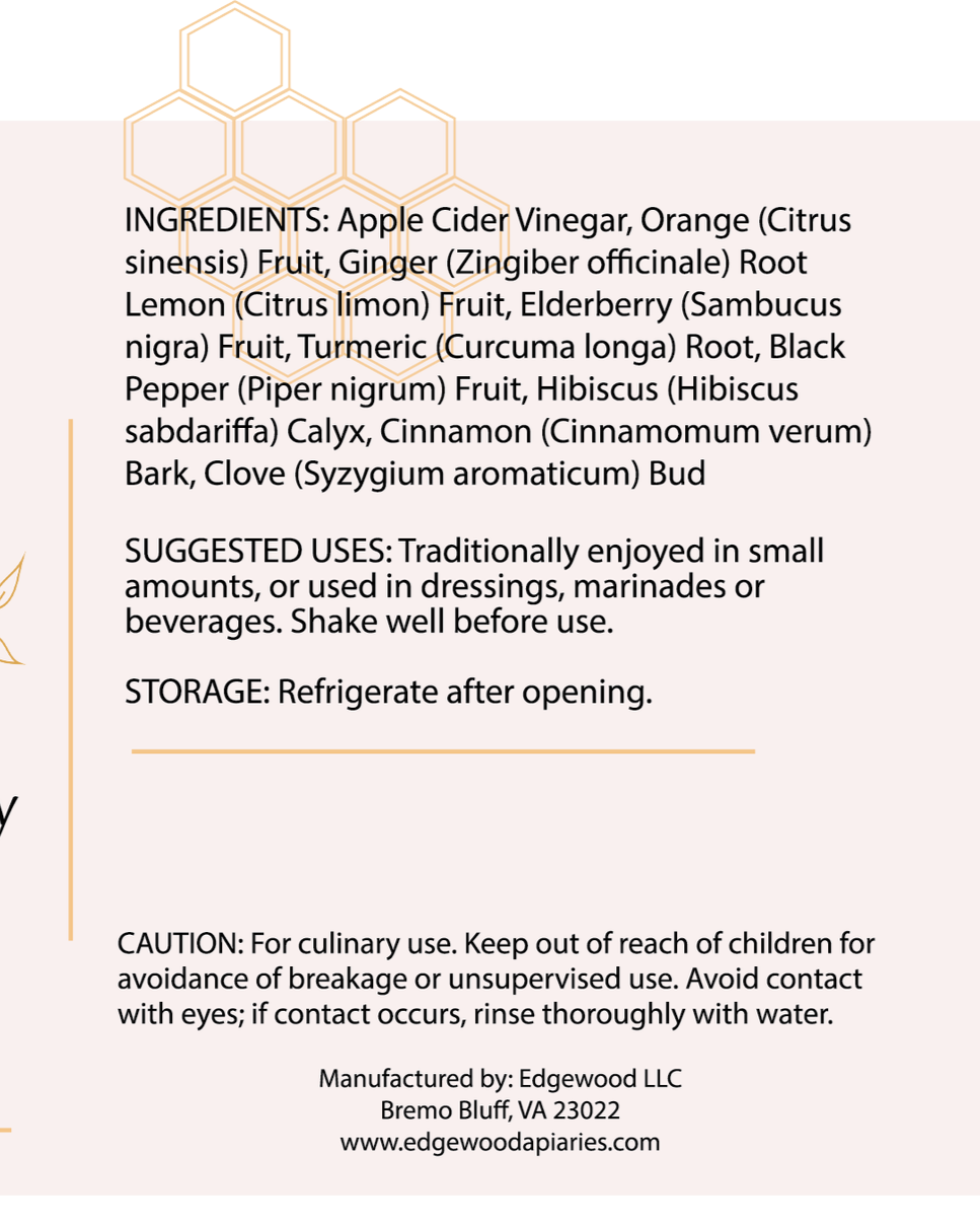 Fire Cider: Berries, Florals & Honey
