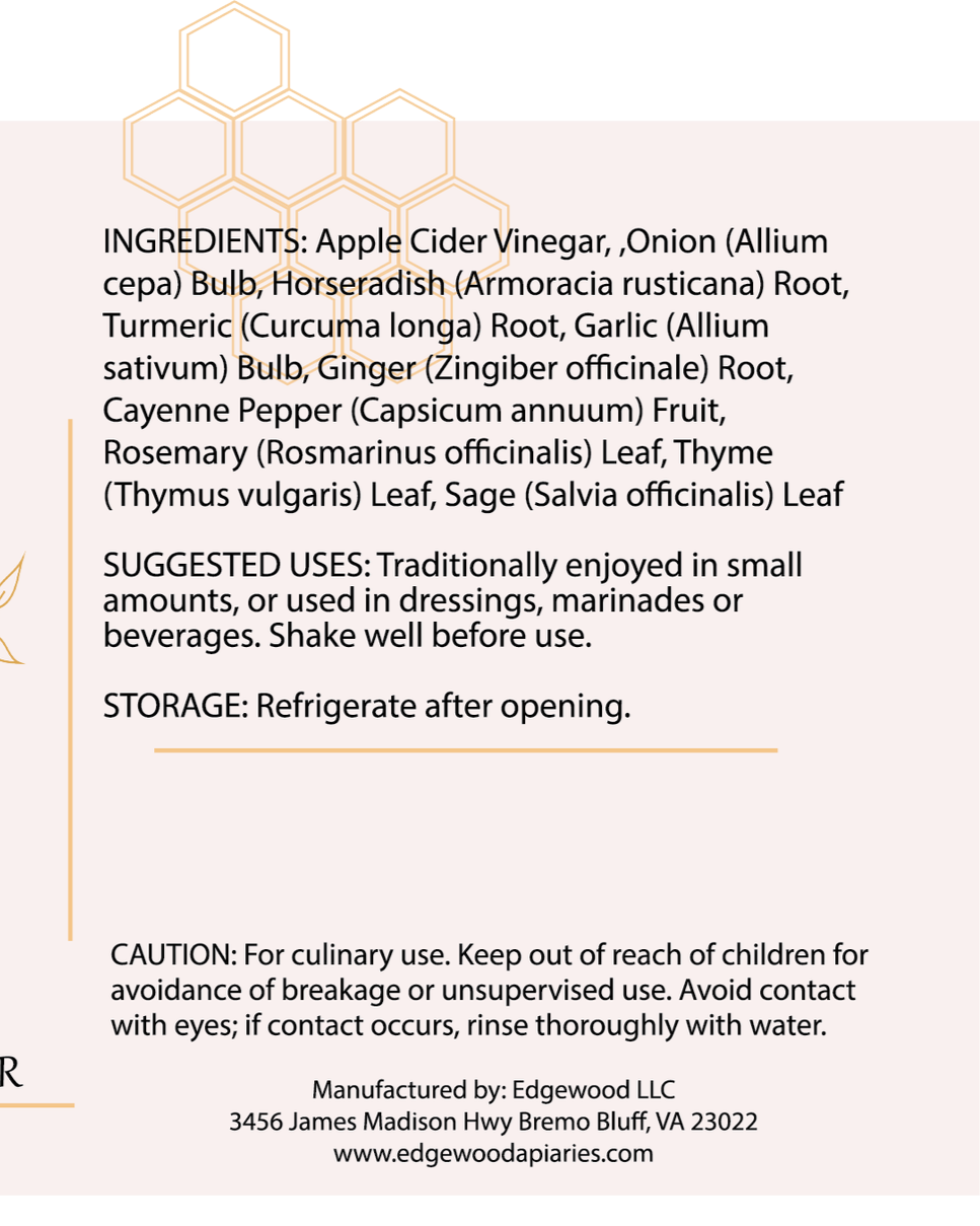 Fire Cider: Heat & Honey