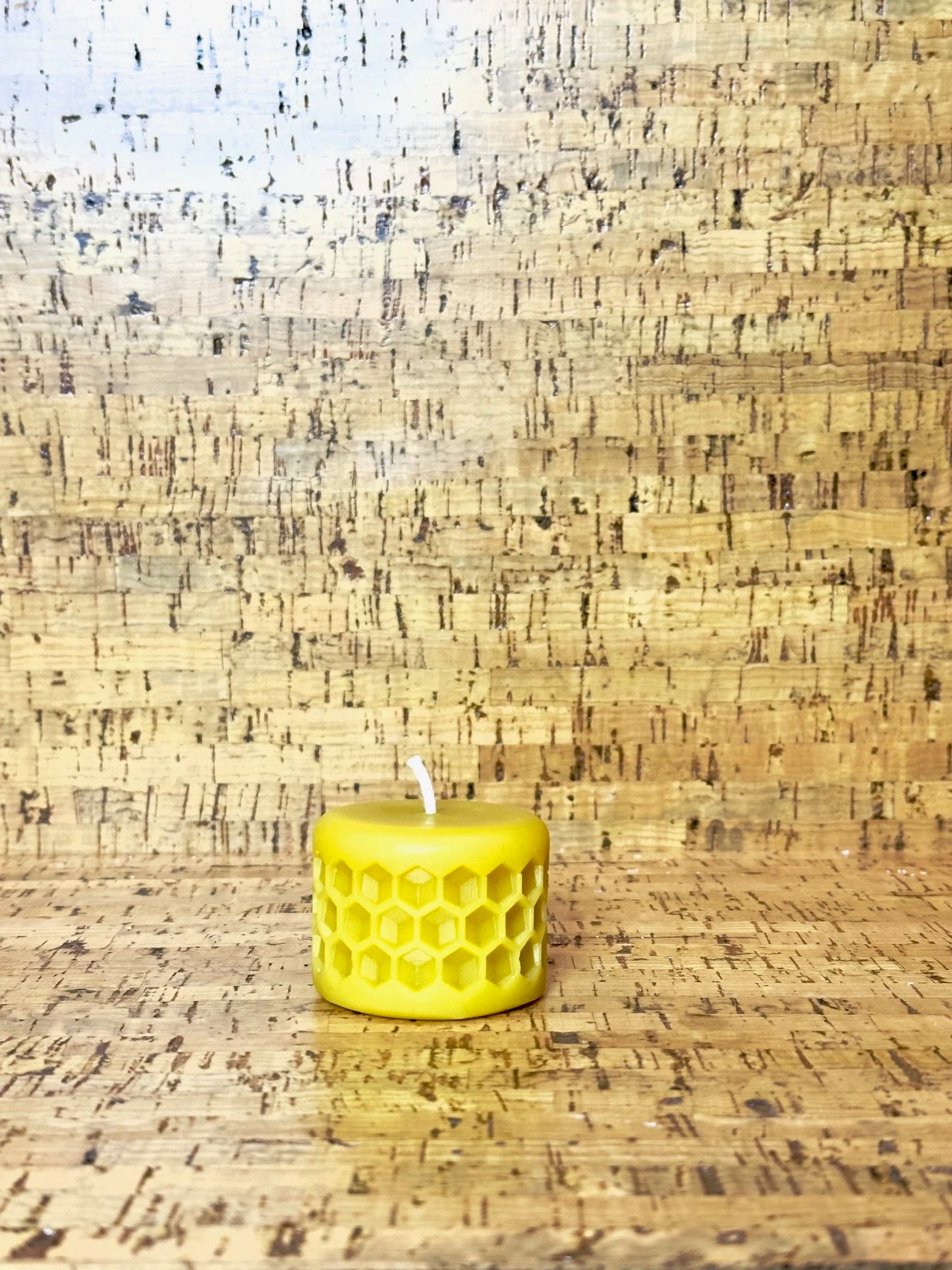 Beeswax Candles - Honeycomb Pillars