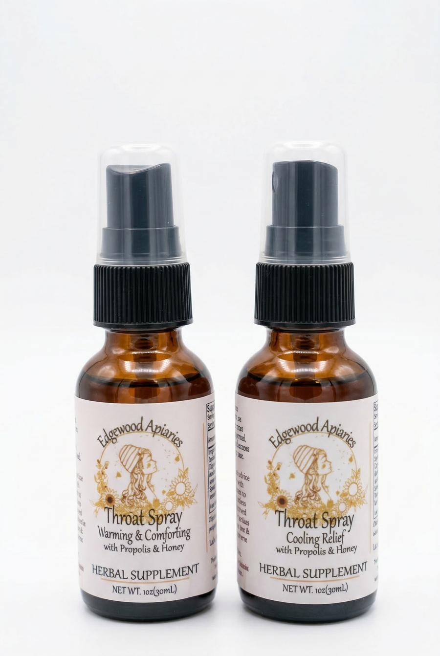 Honey and Propolis Throat Spray from a Virginia Apiary