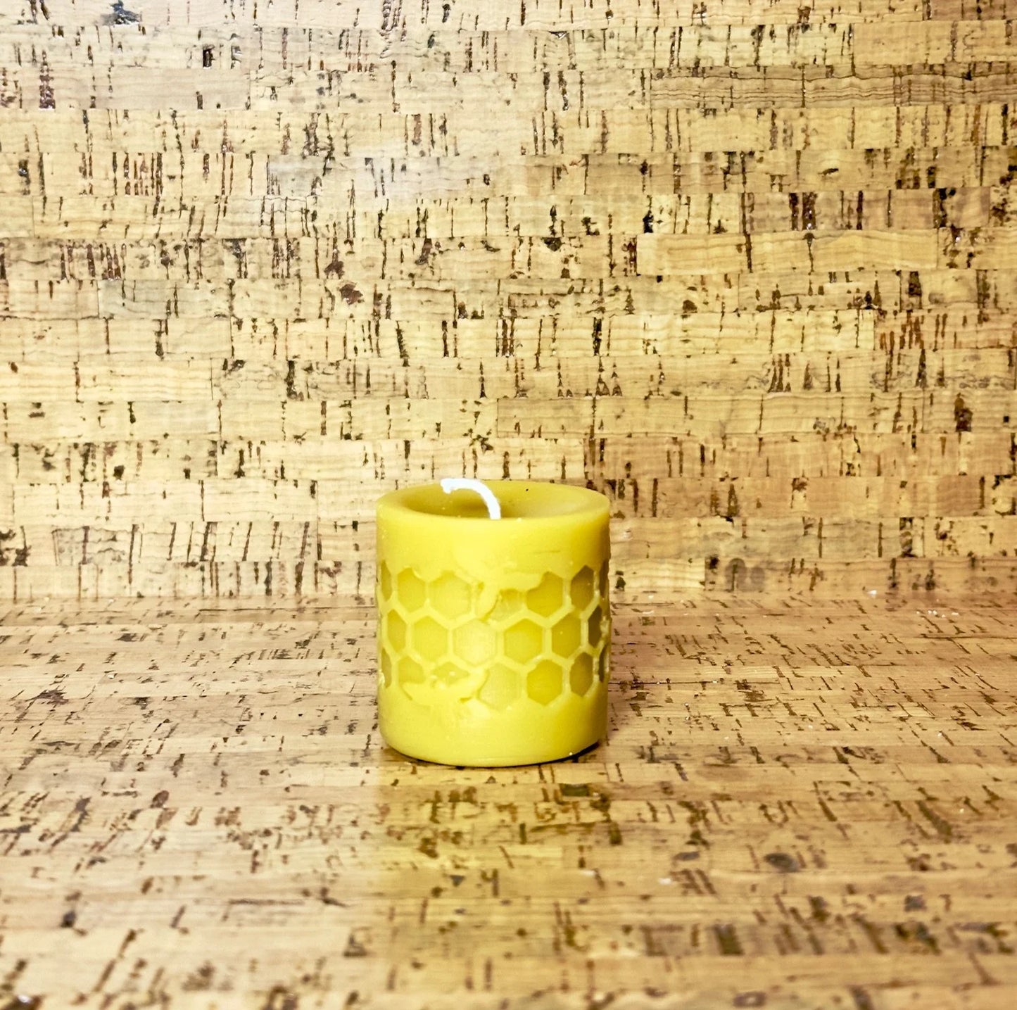 Beeswax Candles - Honeycomb Pillars