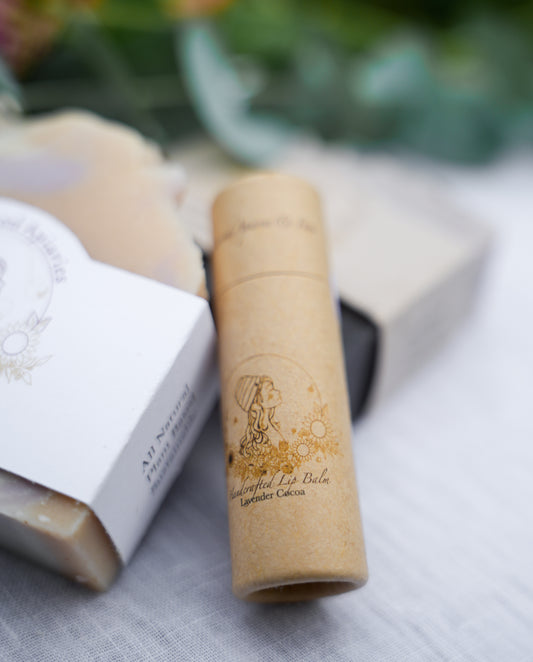 Lip Balm: Lavender Cocoa, Vanilla Mint OR Honey