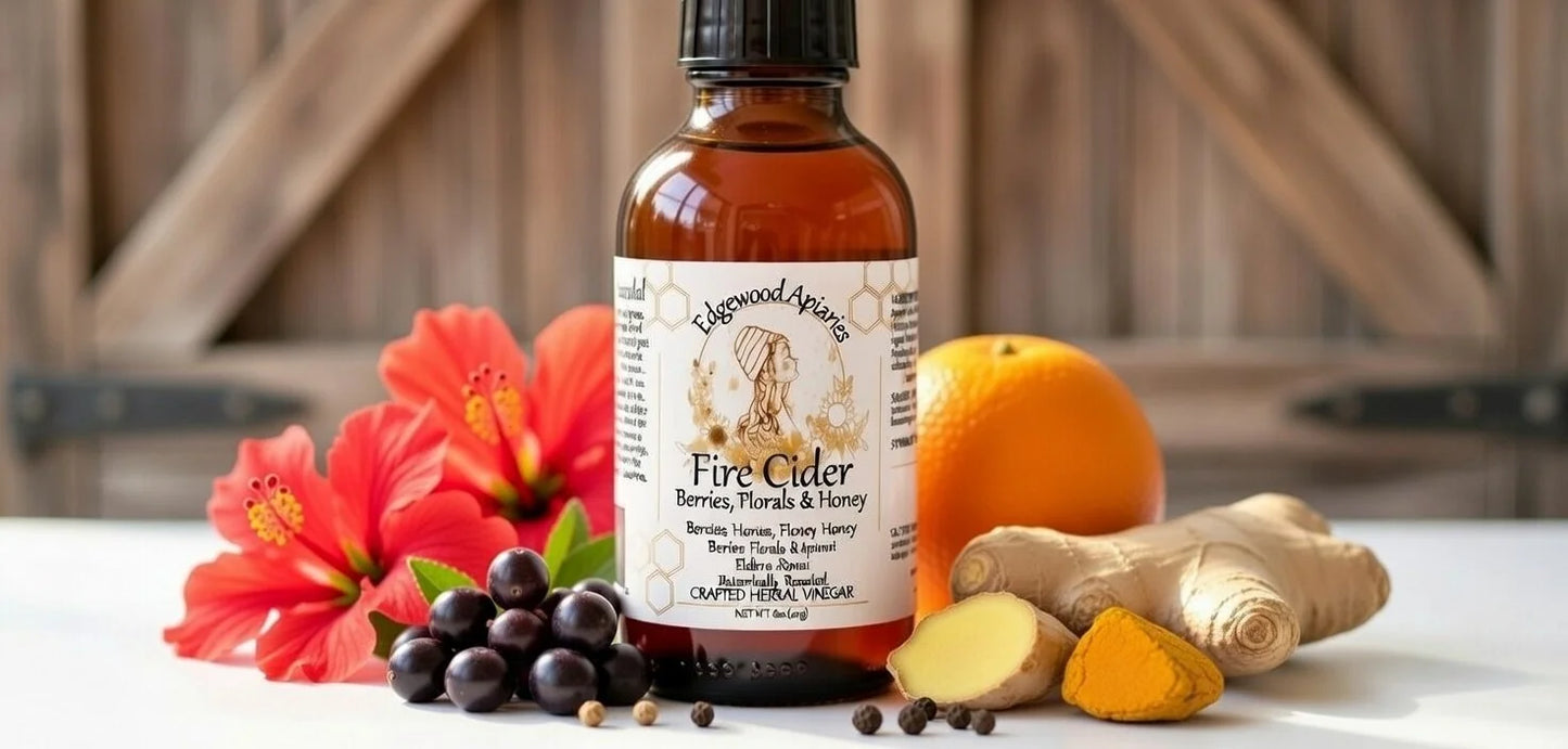Fire Cider: Berries, Florals & Honey