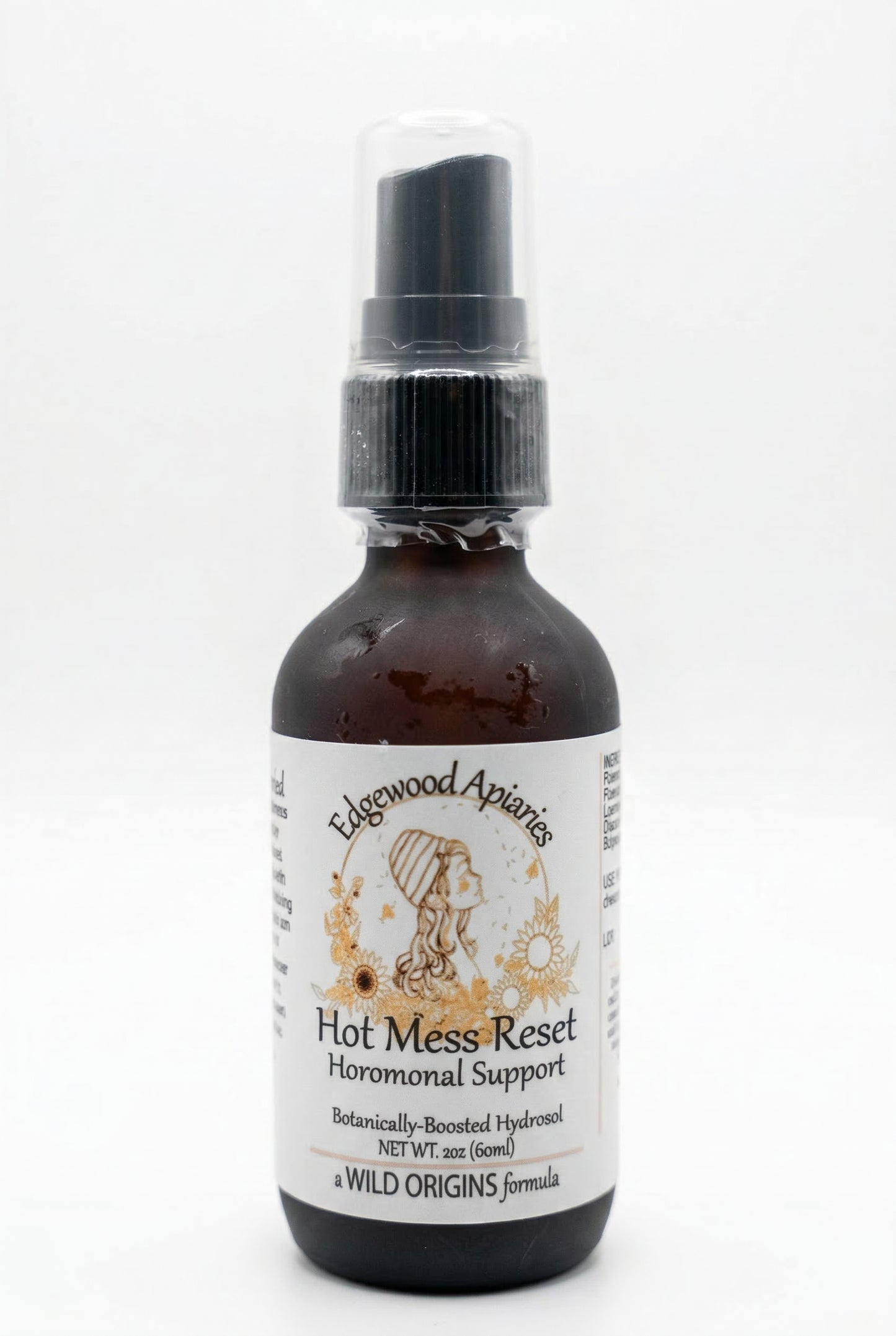 Edgewood Apiaries Hot Mess Reset: Hormonal Support on a white background