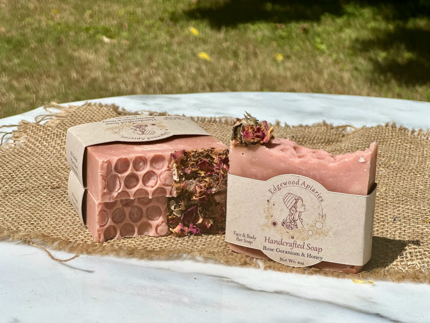 Geranium Rose Facial & Body Bar