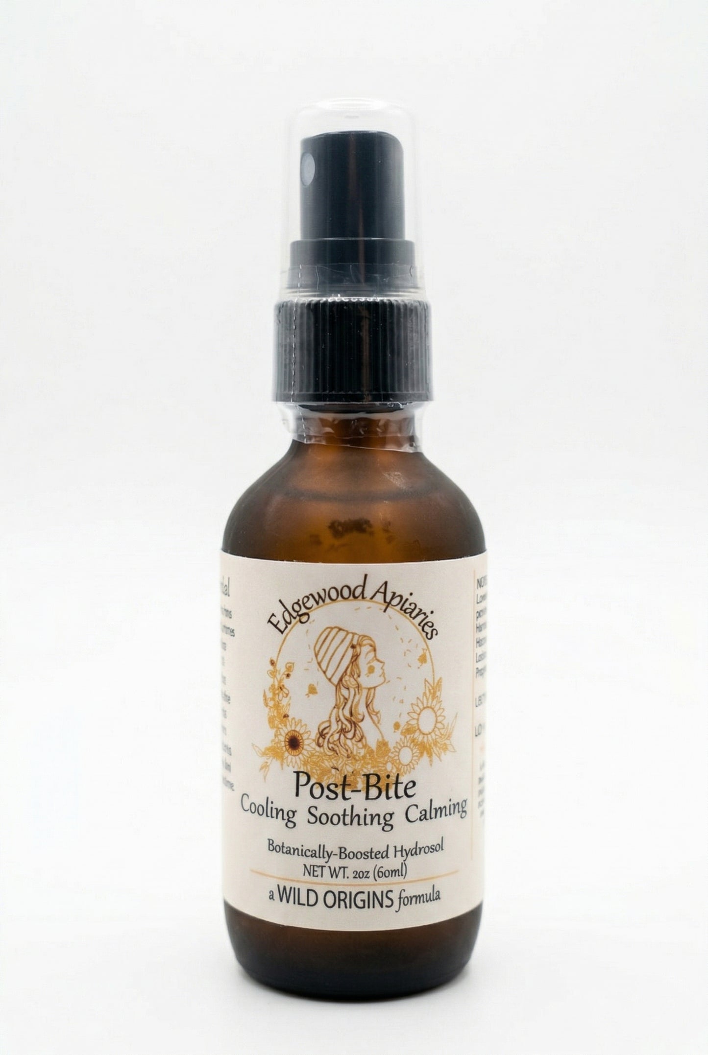 Edgewood Apiaries & Farm Post Bite Soothing Hydrosol on a white background