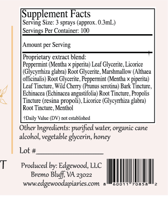 Throat Spray: Cooling Mist