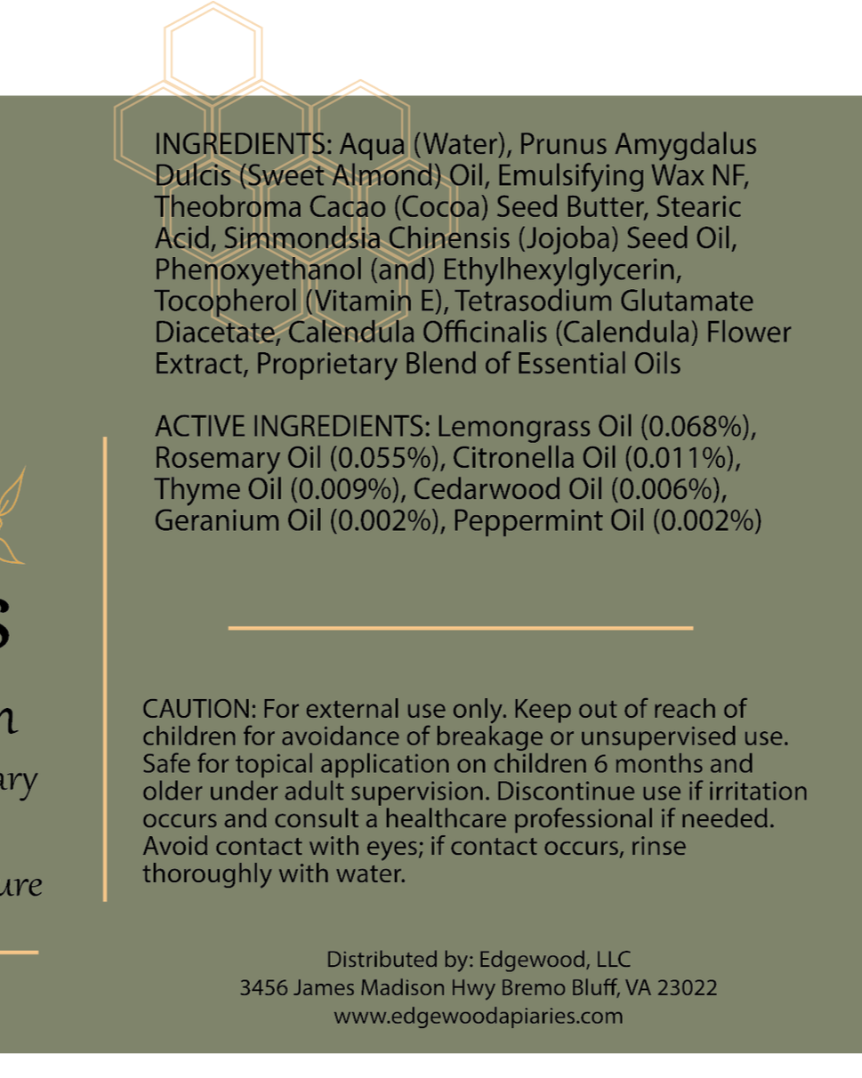 Wilderness Insect Repellent Body Lotion ingredient list